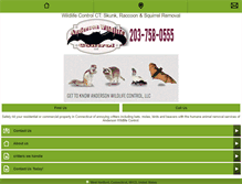 Tablet Screenshot of andersonwildlifecontrolllc.com